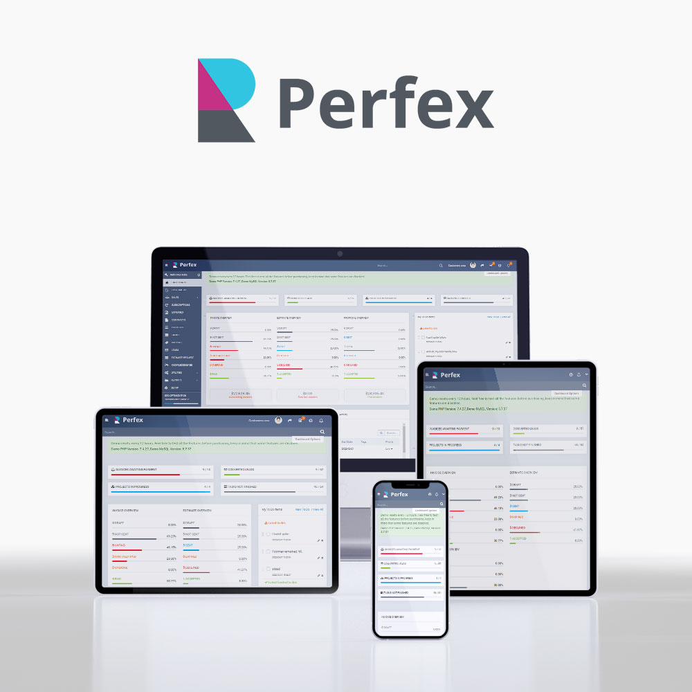 Perfex CRM - система управления клиентам, проектами и счетами в облаке
