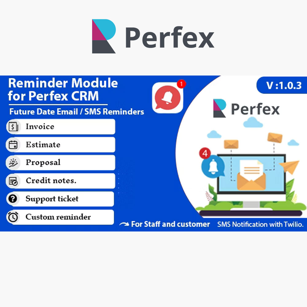 Модуль напоминаний для Perfex CRM