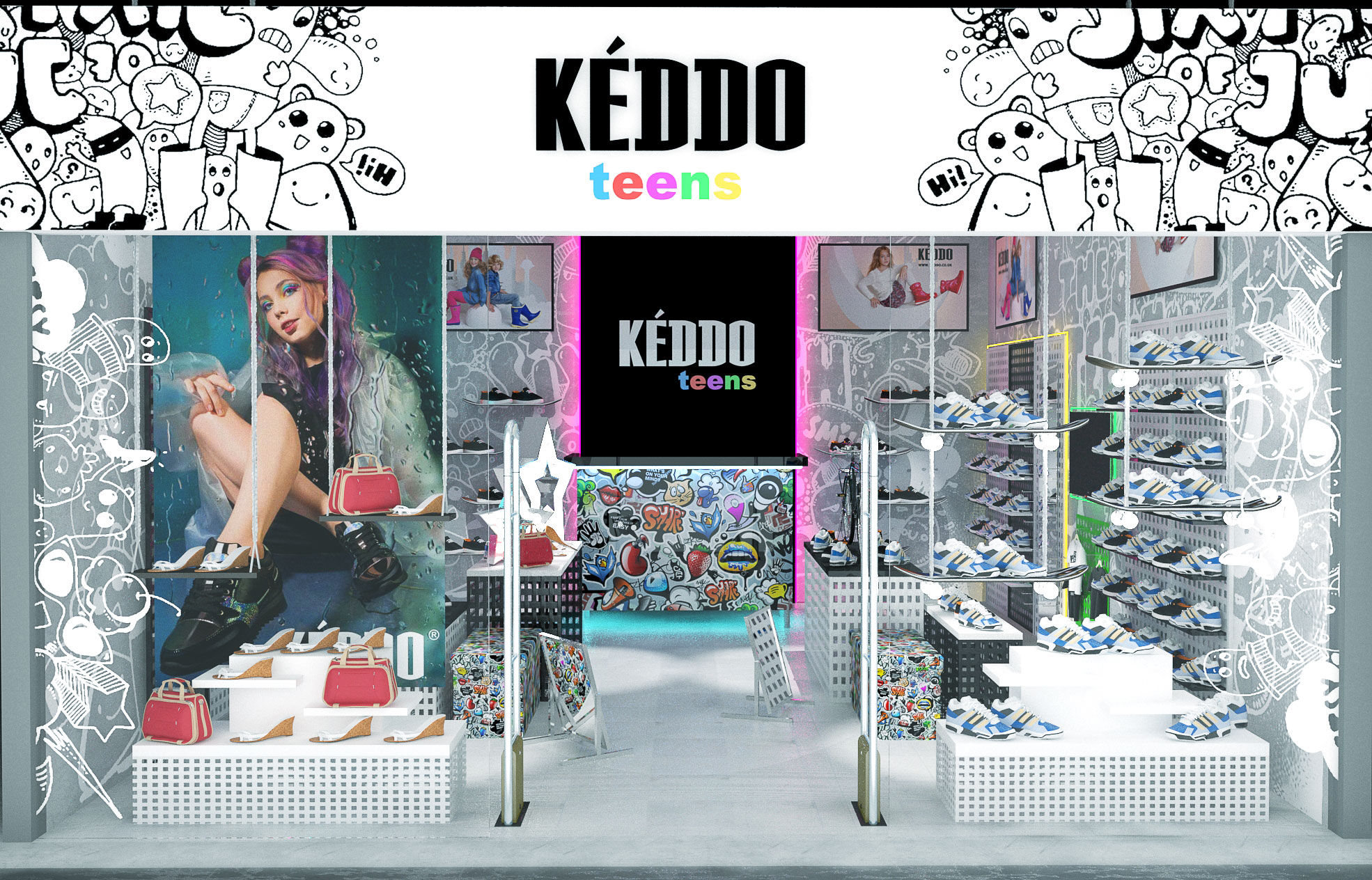 Стиль магазинов Keddo Teens